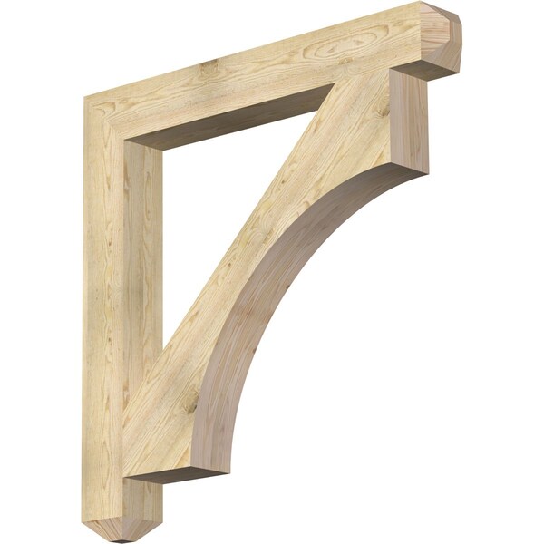 Ekena Millwork Westlake Craftsman Rough Sawn Bracket, Douglas Fir, 6"W x 48"D x 48"H BKT06X48X48WTL04RDF - main
